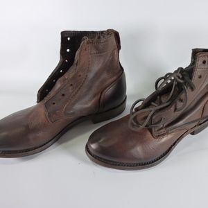 Vintage Shoe Company Lilly Chocolate Harness 6M